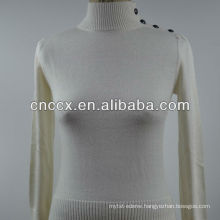 12STC0512 unique style turtleneck women pullover sweater